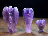 CHEVRON AMETHYST Crystal Angel - Guardian Angel Figurines, Home Decor, Healing Crystals and Stones, E1181-Throwin Stones