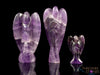 CHEVRON AMETHYST Crystal Angel - Guardian Angel Figurines, Home Decor, Healing Crystals and Stones, E1181-Throwin Stones