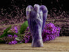 CHEVRON AMETHYST Crystal Angel - Guardian Angel Figurines, Home Decor, Healing Crystals and Stones, E1181-Throwin Stones