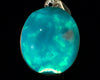 CHRYSOCOLLA Crystal Pendant - Gem Silica, Blue Chalcedony, Sterling Silver - Fine Jewelry, Healing Crystals and Stones, 54460-Throwin Stones