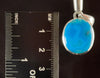 CHRYSOCOLLA Crystal Pendant - Gem Silica, Blue Chalcedony, Sterling Silver - Fine Jewelry, Healing Crystals and Stones, 54460-Throwin Stones