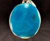 CHRYSOCOLLA Crystal Pendant - Gem Silica, Blue Chalcedony, Sterling Silver - Fine Jewelry, Healing Crystals and Stones, 54460-Throwin Stones