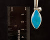 CHRYSOCOLLA Crystal Pendant - Gem Silica - Polished Chrysocolla Marquise Cabochon Set in an Open Back Sterling Silver Bezel, 53160-Throwin Stones