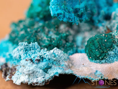 CHRYSOCOLLA Pseudomorph after AZURITE, MALACHITE Raw Crystal - Housewarming Gift, Home Decor, Raw Crystals and Stones, 40631-Throwin Stones