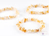 CITRINE Crystal Bracelet - Chip Beads - Beaded Bracelet, Birthstone Bracelet, Handmade Jewelry, E0629-Throwin Stones