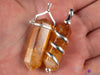 CITRINE Crystal Pendant - Wire Wrapped Crystal Necklace, Crystal Points, Birthstone, Handmade Jewelry, E2128-Throwin Stones