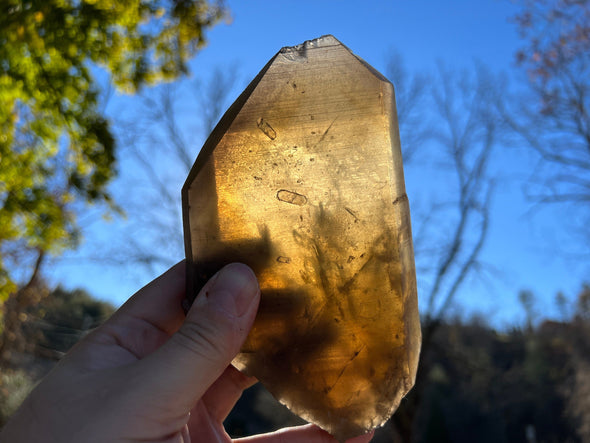 CITRINE Raw Crystal Point - Natural Citrine, Birthstone, Home Decor, Raw Crystals and Stones, 41159-Throwin Stones