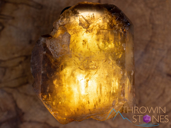 CITRINE Raw Crystal Point - Natural Citrine, Birthstone, Home Decor, Raw Crystals and Stones, 41184-Throwin Stones