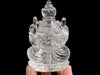 CLEAR HIMALAYAN QUARTZ Crystal Ganesha - Lord Ganesh Statue, Crystal Carving, Home Decor, Healing Crystals and Stones, 48891-Throwin Stones