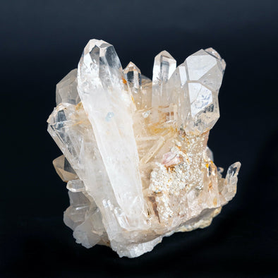 COOKEITE in QUARTZ, Raw Crystal, Tabby Cluster - Housewarming Gift, Home Decor, Raw Crystals and Stones, 39722-Throwin Stones