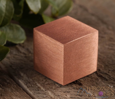 COPPER Cube - EMF Protection, Copper Anniversary Gift, Gift for Him, Home Decor, E0294-Throwin Stones