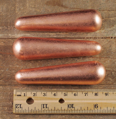 COPPER Massage Wand - EMF Protection, Self Care, Healing Crystals and Stones, E0395-Throwin Stones