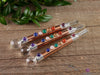 COPPER Wand, Rainbow CHAKRA Crystals - Crystal Wand, Metaphysical, Reiki, E1411-Throwin Stones
