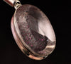 COVELLITE Crystal Pendant - Rare Pink FIRE QUARTZ Crystal with a Polished Finish Set in an Open Back Sterling Silver Bezel, 53862-Throwin Stones