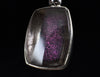COVELLITE Crystal Pendant - Rare Pink FIRE QUARTZ Crystal with a Polished Finish Set in an Open Back Sterling Silver Bezel, 53886-Throwin Stones