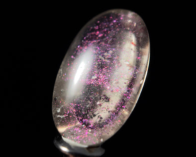 COVELLITE Pink Fire Quartz Crystal - Oval - Gemstones, Jewelry Making, 50887-Throwin Stones