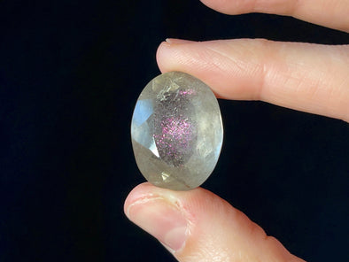 COVELLITE Pink Fire Quartz Crystal - Oval - Gemstones, Jewelry Making, Semi Precious Stones, 44073-Throwin Stones