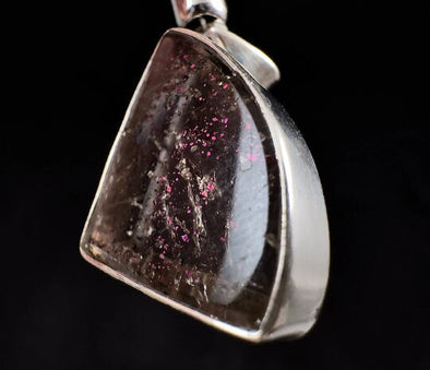 COVELLITE Pink Fire Quartz Crystal Pendant - Fine Jewelry, Healing Crystals and Stones, 53893-Throwin Stones