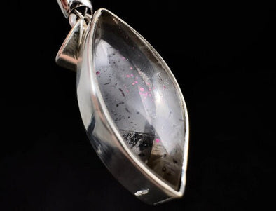 COVELLITE Pink Fire Quartz Crystal Pendant - Fine Jewelry, Healing Crystals and Stones, 53894-Throwin Stones