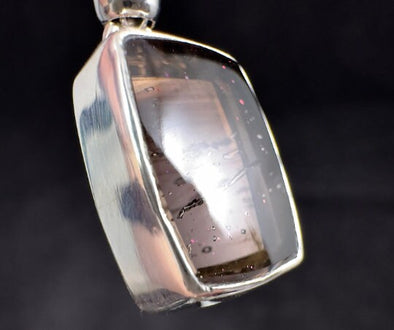 COVELLITE Pink Fire Quartz Crystal Pendant - Fine Jewelry, Healing Crystals and Stones, 53898-Throwin Stones