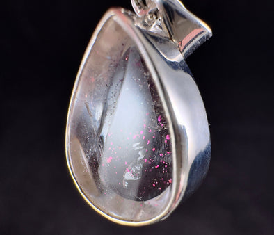 COVELLITE Pink Fire Quartz Crystal Pendant - Fine Jewelry, Healing Crystals and Stones, 54273-Throwin Stones