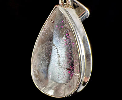 COVELLITE Pink Fire Quartz Crystal Pendant - Fine Jewelry, Healing Crystals and Stones, 54274-Throwin Stones