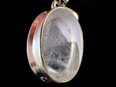 COVELLITE Pink Fire Quartz Crystal Pendant - Fine Jewelry, Healing Crystals and Stones, 54285-Throwin Stones