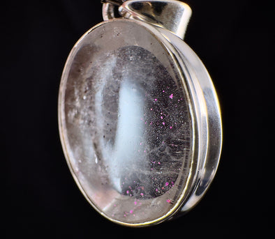 COVELLITE Pink Fire Quartz Crystal Pendant - Fine Jewelry, Healing Crystals and Stones, 54285-Throwin Stones