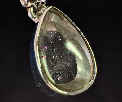 COVELLITE Pink Fire Quartz Crystal Pendant - Fine Jewelry, Healing Crystals and Stones, 54291-Throwin Stones