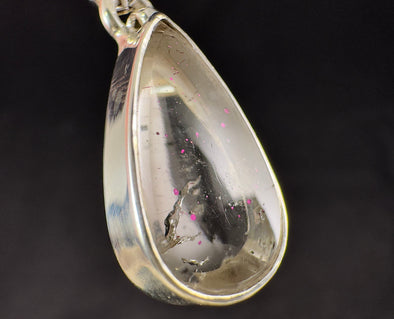 COVELLITE Pink Fire Quartz Crystal Pendant - Fine Jewelry, Healing Crystals and Stones, 54292-Throwin Stones