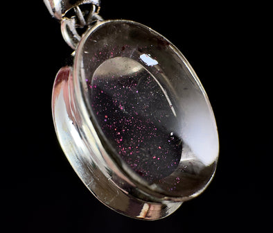 COVELLITE Pink Fire Quartz Crystal Pendant - Fine Jewelry, Healing Crystals and Stones, 54294-Throwin Stones