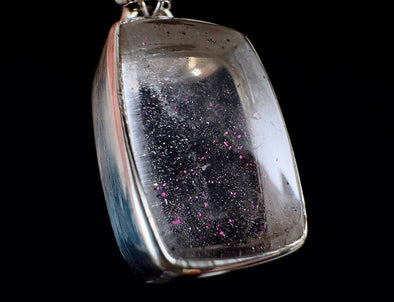COVELLITE Pink Fire Quartz Crystal Pendant - Fine Jewelry, Healing Crystals and Stones, 54296-Throwin Stones