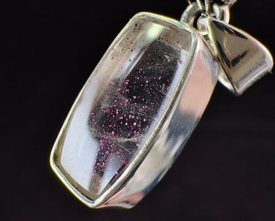 COVELLITE Pink Fire Quartz Crystal Pendant - Fine Jewelry, Healing Crystals and Stones, 54307-Throwin Stones