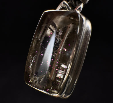 COVELLITE Pink Fire Quartz Crystal Pendant - Handmade Jewelry, Healing Crystals and Stones, 53344-Throwin Stones