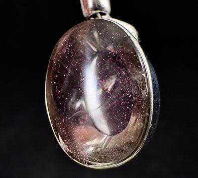 COVELLITE Pink Fire Quartz Crystal Pendant - Handmade Jewelry, Healing Crystals and Stones, 53345-Throwin Stones