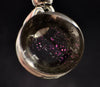 COVELLITE Pink Fire Quartz Crystal Pendant - Handmade Jewelry, Healing Crystals and Stones, 53348-Throwin Stones