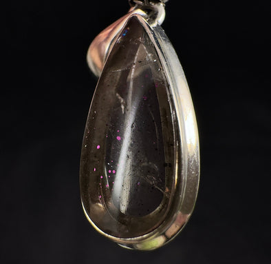 COVELLITE Pink Fire Quartz Crystal Pendant - Handmade Jewelry, Healing Crystals and Stones, 53355-Throwin Stones