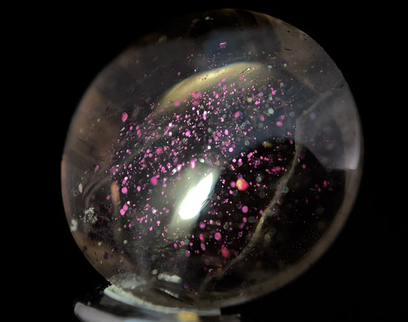 COVELLITE Pink Fire Quartz Crystal - Round - Gemstones, Jewelry Making, 50933-Throwin Stones