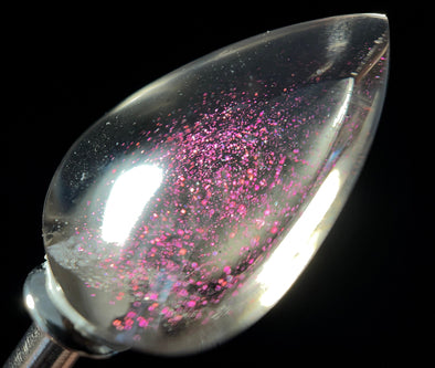 COVELLITE Pink Fire Quartz Crystal - Teadrop - Gemstones, Jewelry Making, 50884-Throwin Stones
