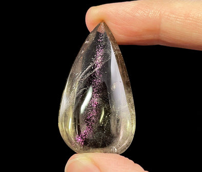 COVELLITE Pink Fire Quartz Crystal - Teardrop - Gemstones, Jewelry Making, 52056-Throwin Stones