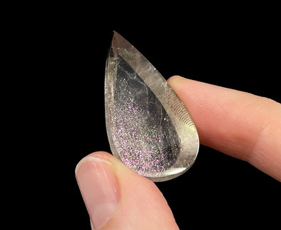 COVELLITE Pink Fire Quartz Crystal - Teardrop - Gemstones, Jewelry Making, 52060-Throwin Stones