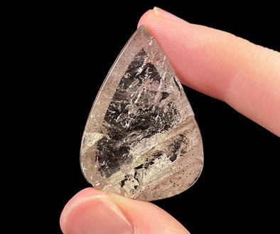 COVELLITE Pink Fire Quartz Crystal - Teardrop - Gemstones, Jewelry Making, 52061-Throwin Stones