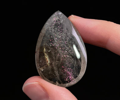 COVELLITE Pink Fire Quartz Crystal - Teardrop - Gemstones, Jewelry Making, 52062-Throwin Stones