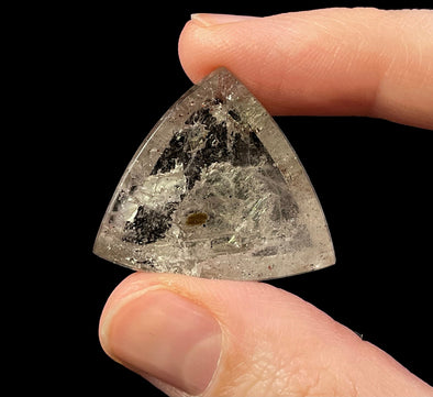 COVELLITE Pink Fire Quartz Crystal - Triangle - Gemstones, Jewelry Making, 52057-Throwin Stones