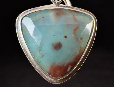 Copper CHALCEDONY Pendant - Sterling Silver - Fine Jewelry, Healing Crystals and Stones, 54668-Throwin Stones