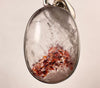 DISCO FIRE HEMATITE Phantom Quartz Crystal Pendant - Sterling Silver - Fine Jewelry, Healing Crystals and Stones, 53005-Throwin Stones