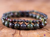 DRAGONS BLOOD JASPER Crystal Bracelet - Round Beads - Beaded Bracelet, Handmade Jewelry, Healing Crystal Bracelet, E0615-Throwin Stones
