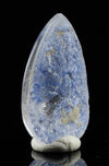 DUMORTIERITE Acicular in QUARTZ Cabochon - Teardrop - Gemstones, Jewelry Making, Crystals, 36903-Throwin Stones