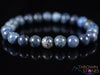 DUMORTIERITE Crystal Bracelet - Round Beads - Beaded Bracelet, Handmade Jewelry, Healing Crystal Bracelet, E1988-Throwin Stones