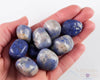 DUMORTIERITE QUARTZ Crystals - Tumbled Healing Stones, Self Care Gift, E0492-Throwin Stones